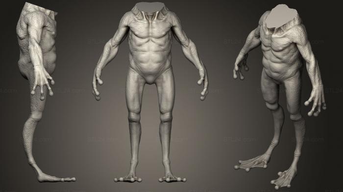 Figurines heroes, monsters and demons (Body Sculpt 4, STKM_0700) 3D models for cnc